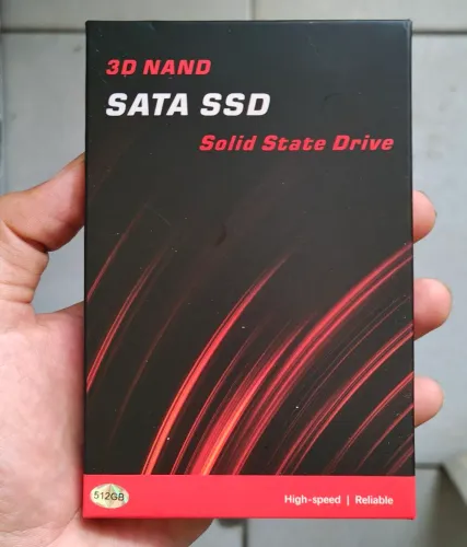 SSD SATA 512GB KOOTION 3D NAND - Novo, na caixa