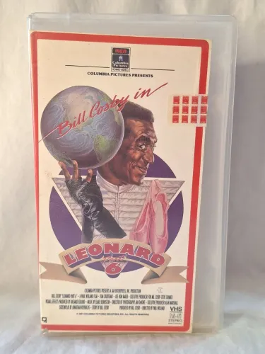 VHS Leonard Part 6 Bill Cosby Filme Comédia Clássico Original Raro