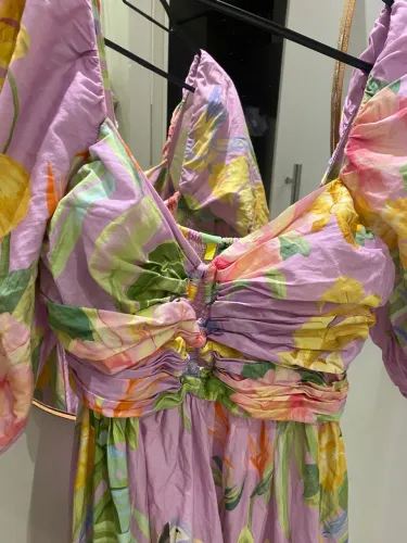 VESTIDO FARM ESTAMPADO LONGO 