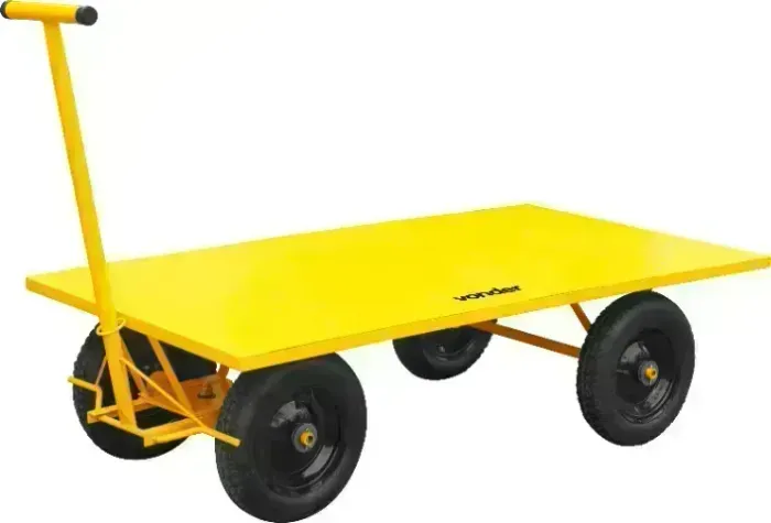 Carrinho plataforma metálico, 800 kgf, desmontado, VONDER