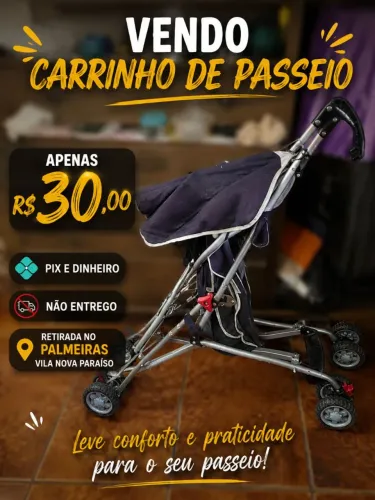 Carrinho de bebe p passeio