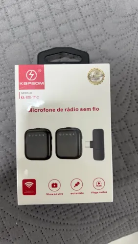 Microfone de radio sem fio