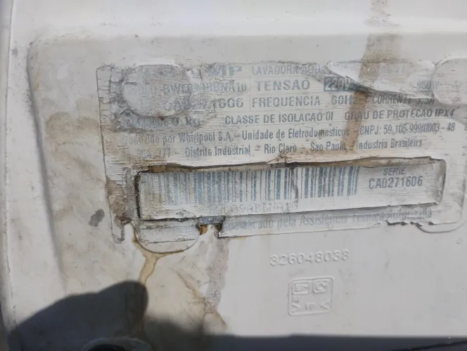 Vendo máquina de lavar 9 kilos marca Brastemp