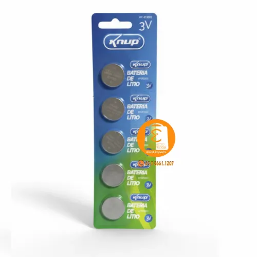 Bateria CR2032 Knup 3v ( a unidade)