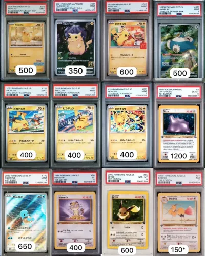 Cartas Pokémon PSA Graduadas