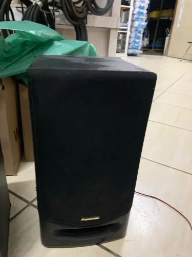 Som Panasonic CH51 Completo - Amplificador, CD, Rádio, Tape Deck e Caixas