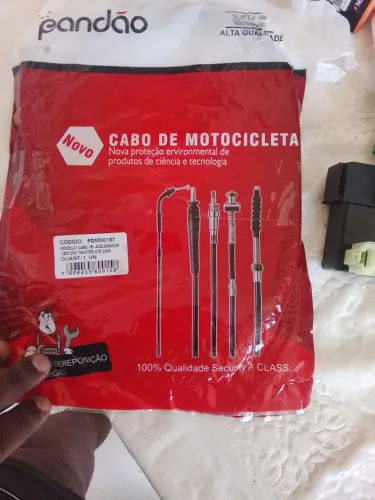 Disco de freio da CB 300 tripé estribos instalação completa Nova o chicote sensor de