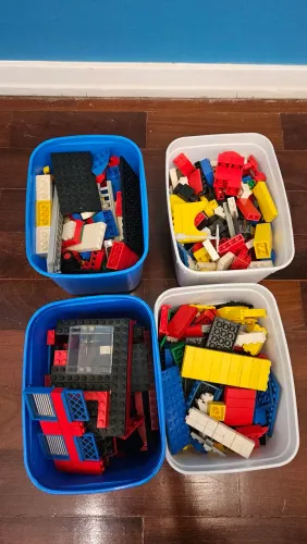 Lote de peças de Lego diversos antigos 