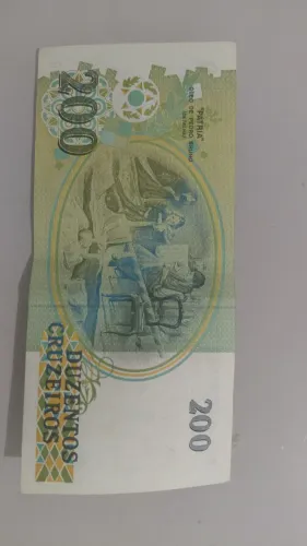 Vendo nota de R$ 200 cruzados.
