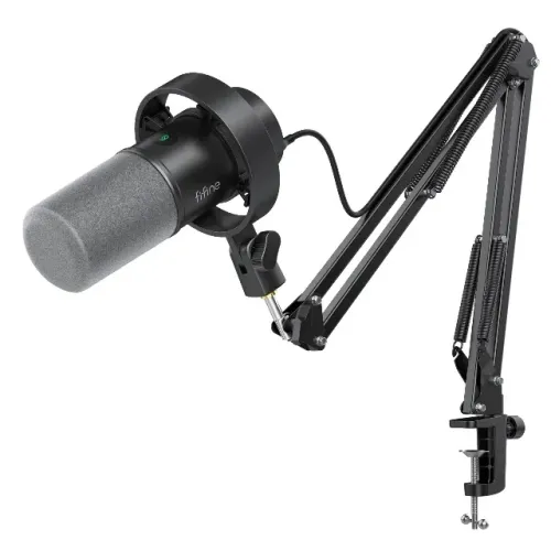 Microfone Fifine K688 + Braço Articulado