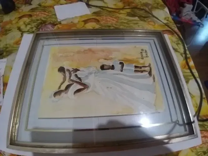 Vendo duas obras antigas de arte em ótimo estado de conservação 