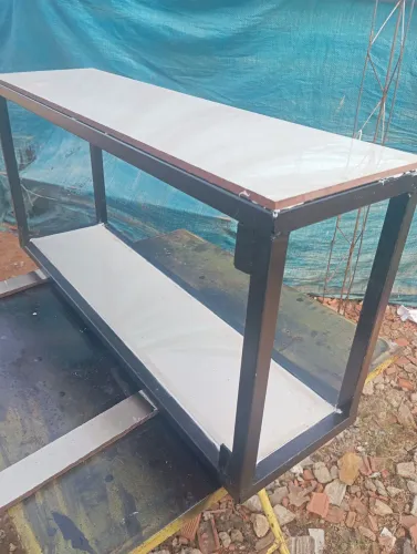 Prateleira Com Acabamento Em Porcelanato,Podendo Lavar Sem Preocupação De Estraga, 70x20