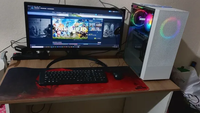 PC Gamer Branco Completo