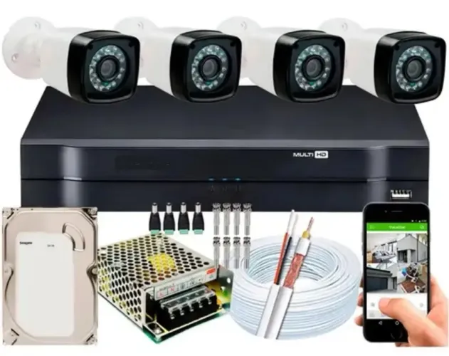 Kit de cameras de segurança