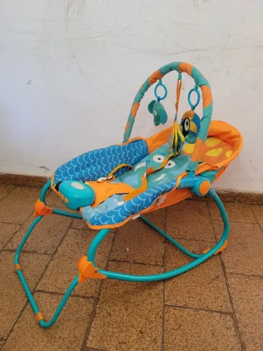 Cadeira de Balanço para Bebês 0-20 Kg Elefante Multikids Baby