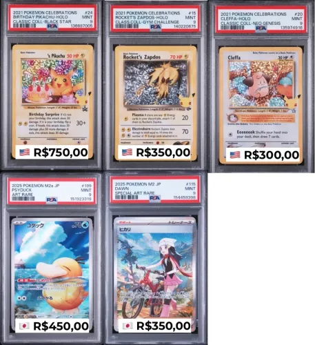 Carta Pokémon Graduadas PSA