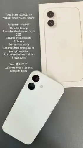 iPhone 16 - 128gb 