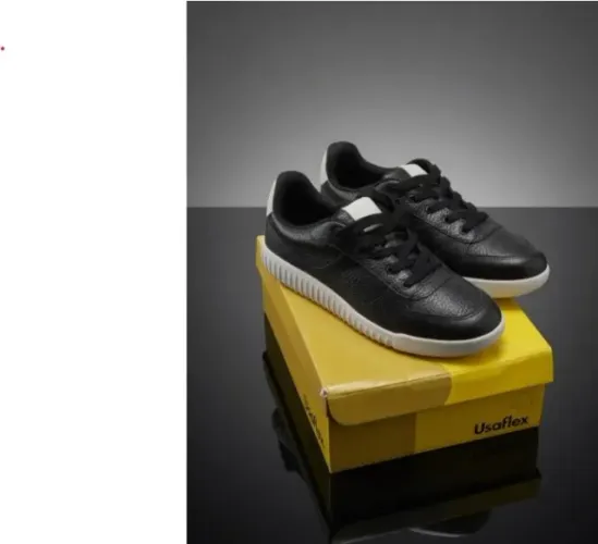Tenis Usaflex Preto 38 NOVO + Saia Maria Filó GG