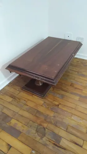 Mesa baixa estilo indiano em madeira maciça raridade! 