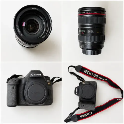 Canon EOS 6D Mark II + Lente Canon 24-105mm f/4L IS USM
