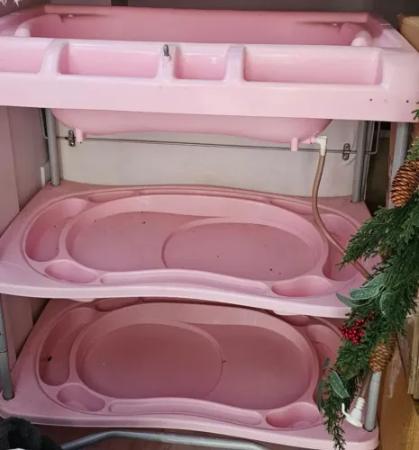 Banheira três andares com trocador 