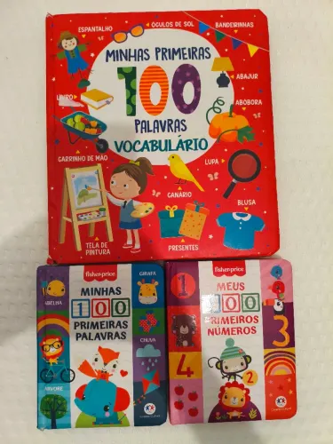 Livros infantis minhas primeiras 100 palavras