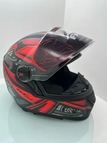 Capacete fw3 gtn vermelho todas numerações disponíveis