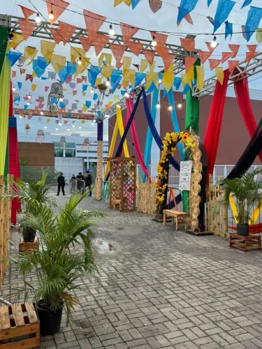 Decoração de festa junina
