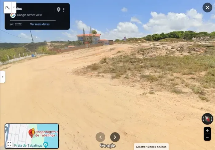 Lote de Terreno Tabatinga C/900 m² Vizinho a Pousada C/Vista Mar Permanente