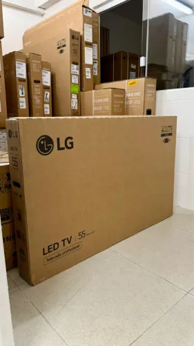 Smart tv LG 55 polegadas 4k controle smart magic nova 