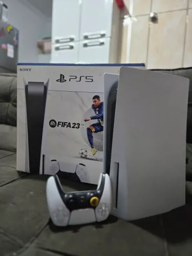 ps5 fat com leitor faco troca iphone e s24 ultra