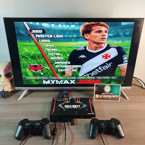 Ps2 personalizado e tunado com jogos