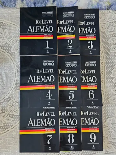 Coleção do curso de idiomas Globo de Alemão