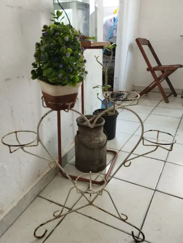 Lindo suporte de planta vintage