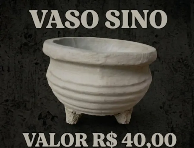 Passo vasos de cimento já pronto, para Revenda o mais barato da cidade!!!