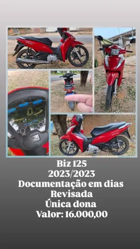 Biz 2023 única dona 17 mil km
