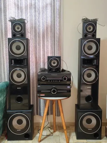 home theater sony muteki 6.2 caixas de som vintage antigo