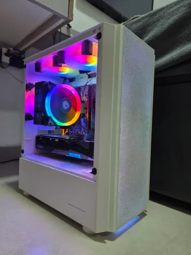 PC GAMER RX 7600 + RYZEN 5 5600 + SSD + 16GB - TROCO EM PS5 C/VOLTA