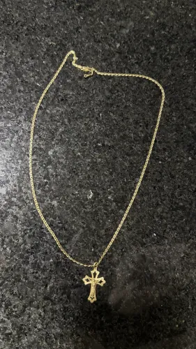Corrente ouro 18k com pingente