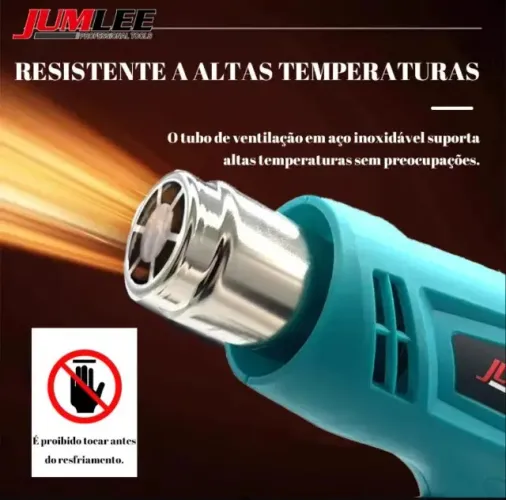 Soprador Térmico Profissional Assoprador Pistola Ar Quente