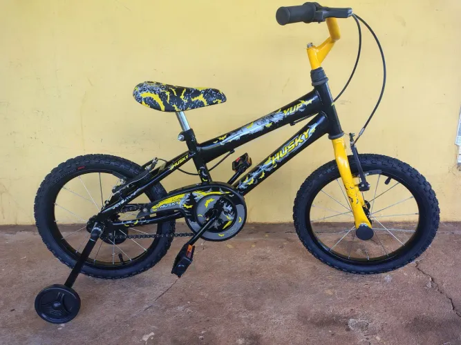 Bicicleta Infantil Husky Batman Aro 16 Homem Morcego, Preta, Alumínio