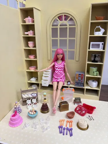 Lote barbie acessórios casinha