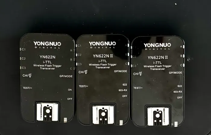 Vendo kit completo de rádios flash Yongnuo.