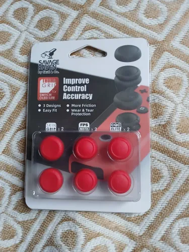 Thumb Grips Skull & Co. Originais (Nintendo Switch/Lite/OLED/Portáteis) - Na Caixa!