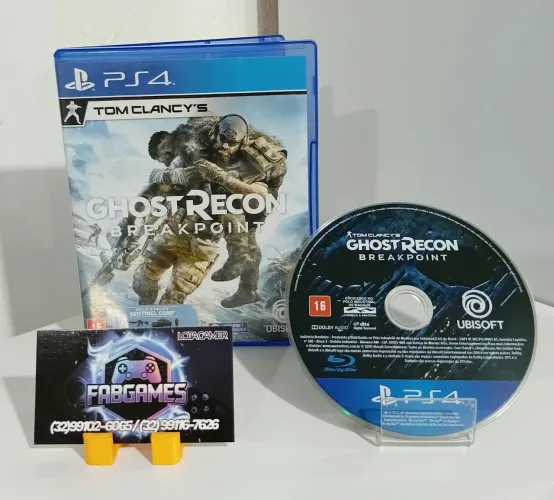 Jogo PS4 GHOST RECON Break point. Aqui na LOJA FABGAMES