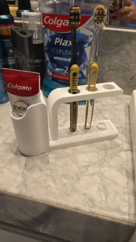 PORTA ESCOVA E PASTA DENTAL