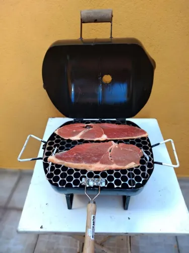 Churrasqueira a bafo artesanal