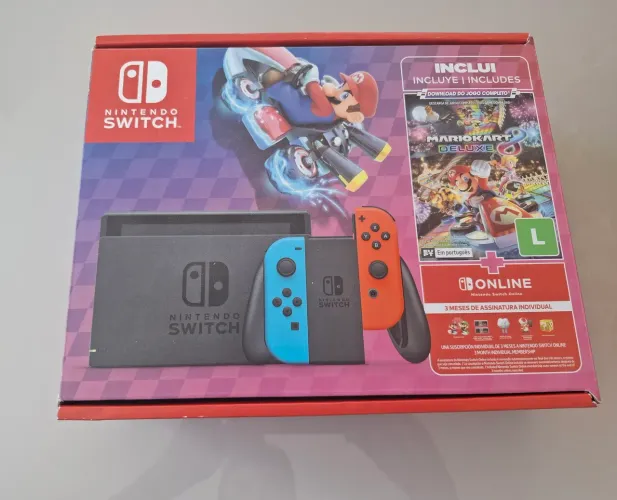 Nintendo Switch - Muito Novo e Pouquíssimo Usado!