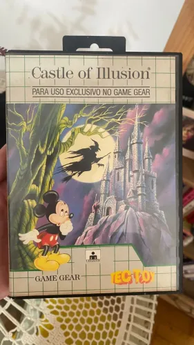Castle Of Illusion Original Game Gear Completo Tectoy Novo