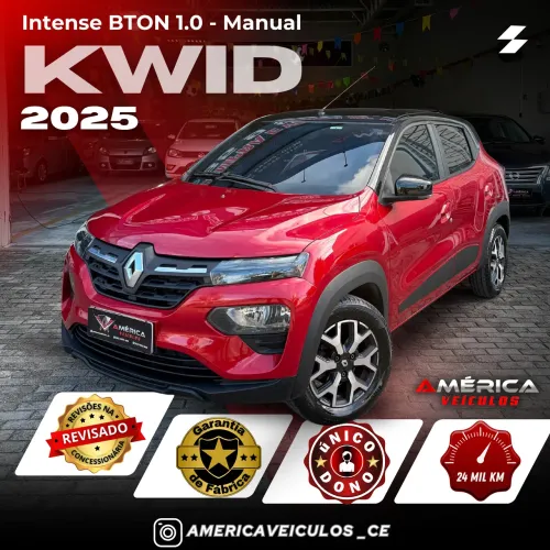 Renault Kwid Intense 1.0 Flex 12V 5P Mec. 2025